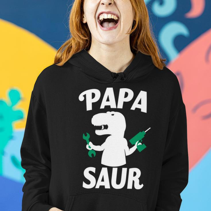 Papa Saur Fix Things Women Hoodie Gifts for Her