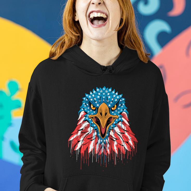 Patriotic Eagle Mullet Usa American Flag 4Th Of July Cute Gift Women Hoodie Gifts for Her