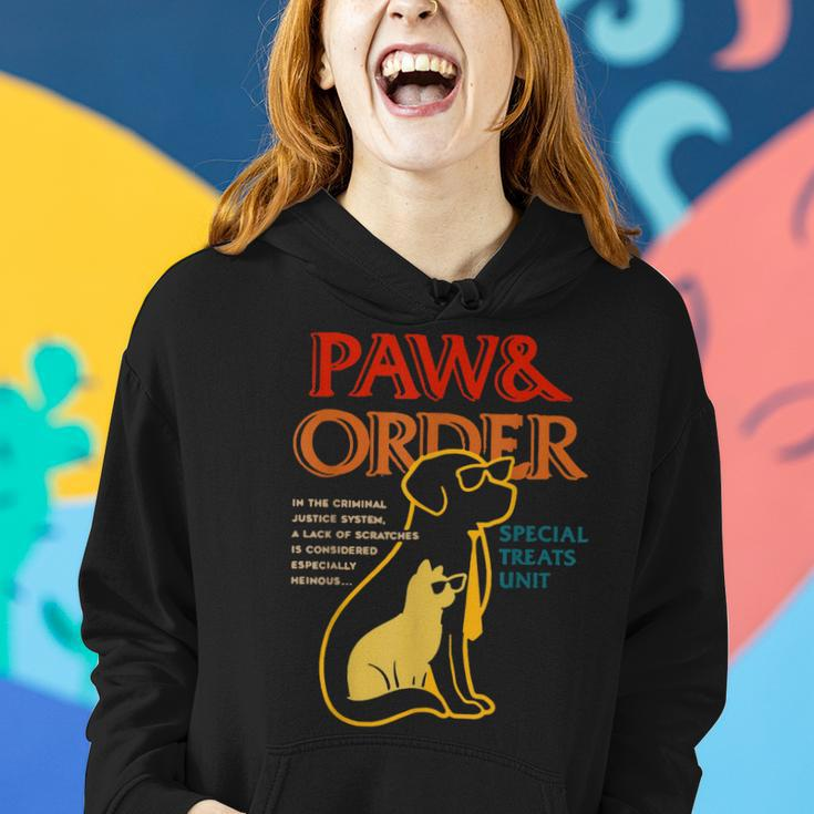 Paw And Order Special Feline Unit Pets Training Dog And Cat Women Hoodie Gifts for Her