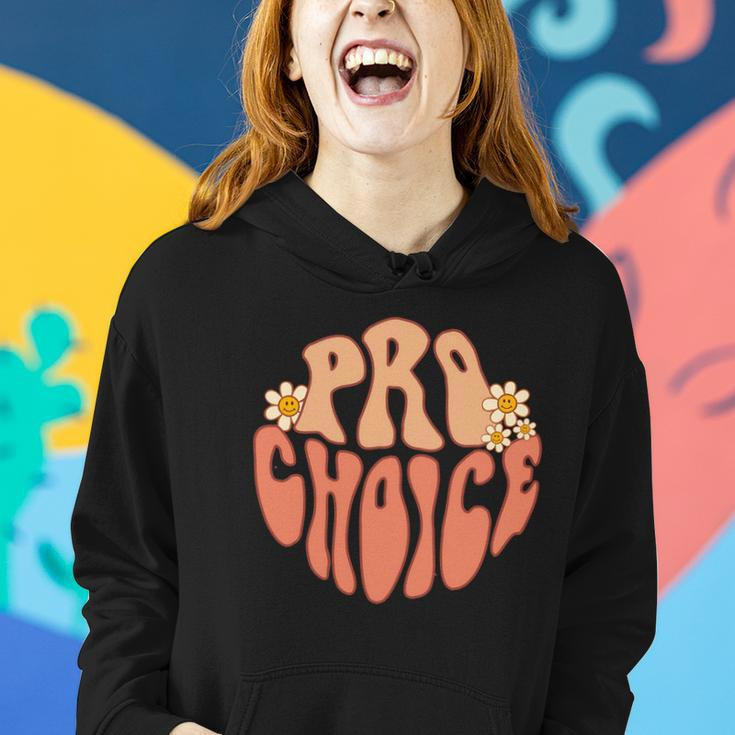 Pro Choice Floral Women Hoodie Gifts for Her