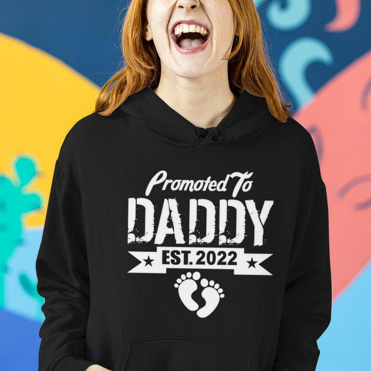 Promoted To Daddy Est 2022 Tshirt Women Hoodie Gifts for Her