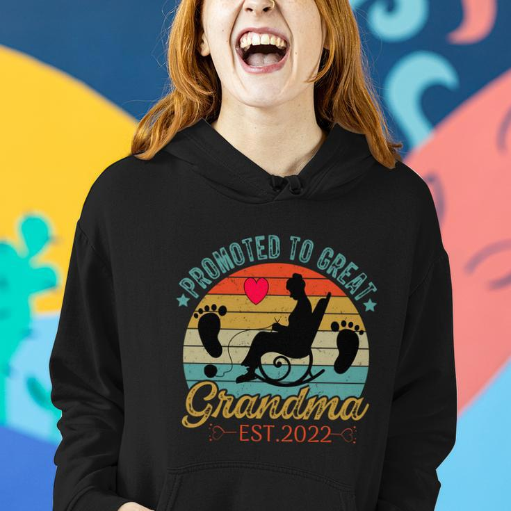 Promoted To Great Grandma Est Women Hoodie Gifts for Her