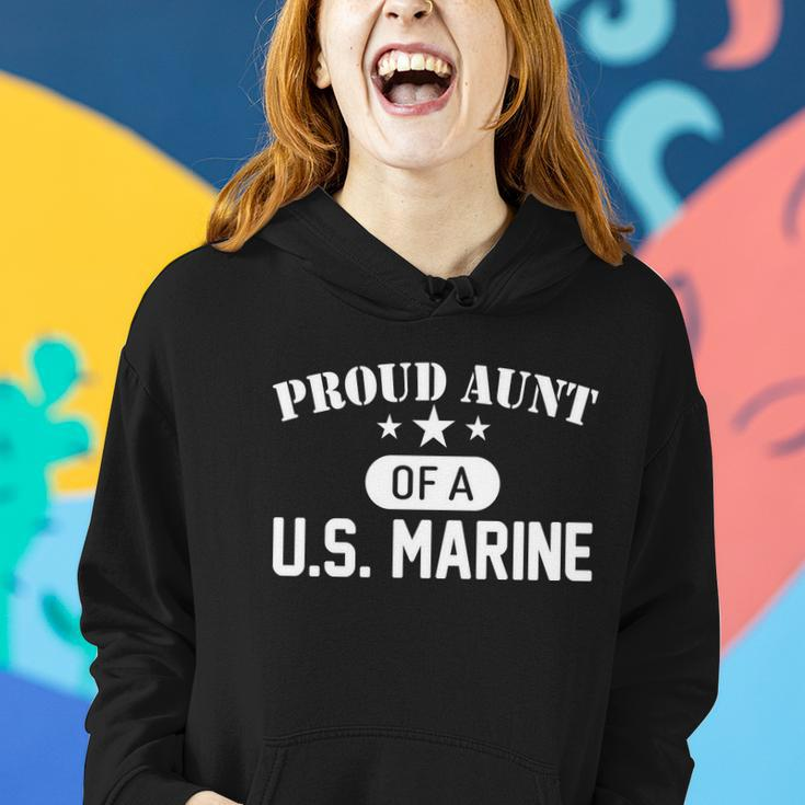 Proud Aunt Of A Us Marine Women Hoodie Gifts for Her