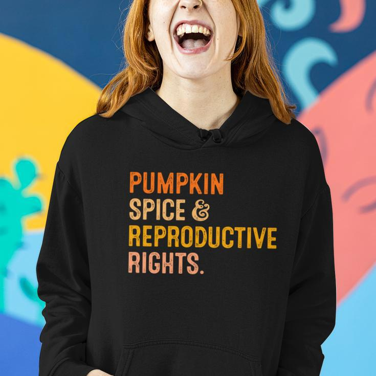 Pumpkin Spice Reproductive Rights Cool Gift Fall Feminist Choice Gift Women Hoodie Gifts for Her