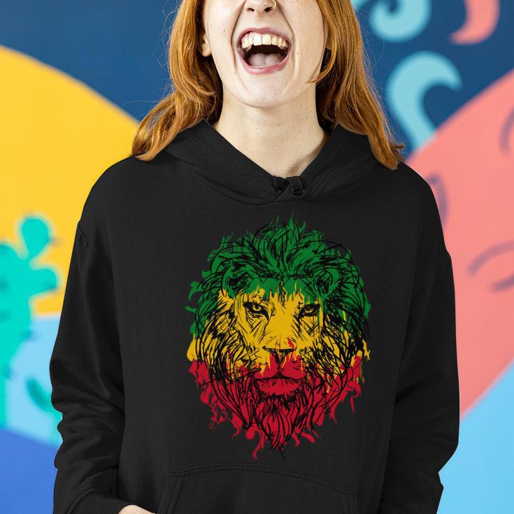 Rasta Theme With Lion Head Tshirt Women Hoodie Gifts for Her