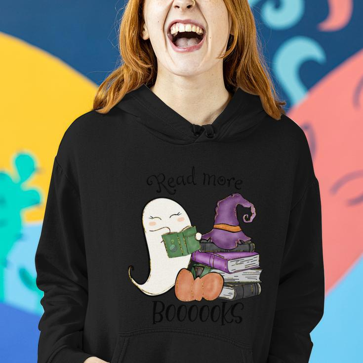 Read More Boooooks Halloween Quote Women Hoodie Gifts for Her