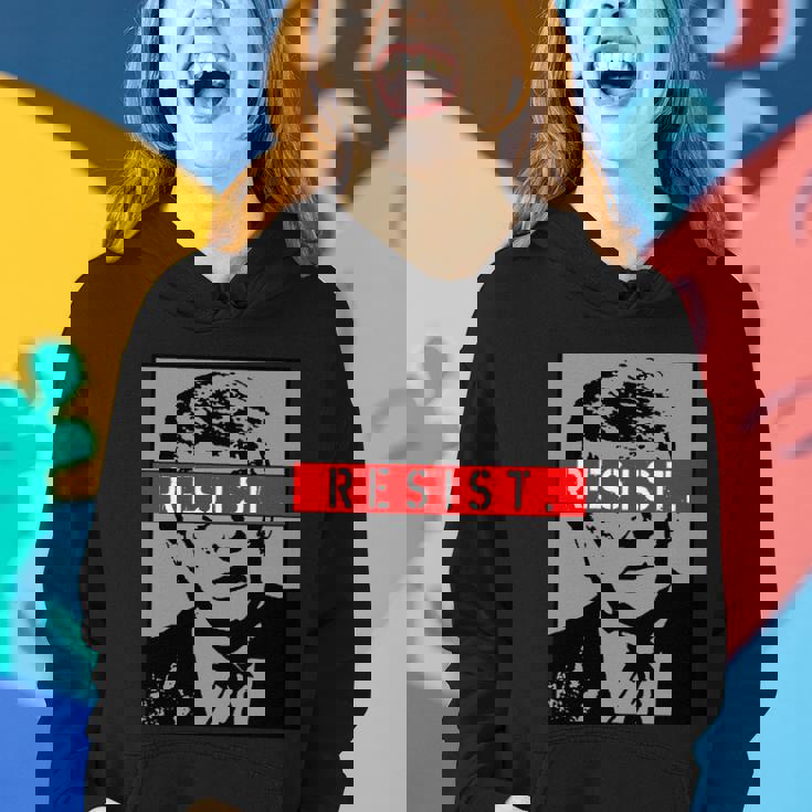 Resist President Donald Trump Anti Trump The Resistance Women Hoodie Gifts for Her