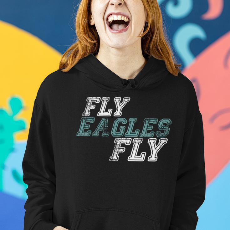 Retro Fly Eagles Fly Women Hoodie Gifts for Her