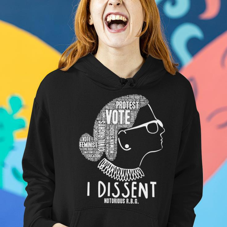 Ruth Bader Ginsburg I Dissent Notorious Rbg Tribute Quotes Tshirt Women Hoodie Gifts for Her