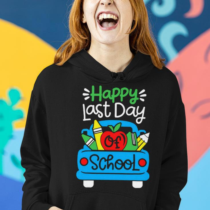 School Truck Shirts Happy Last Day Of School Teachers Kids Women Hoodie Gifts for Her