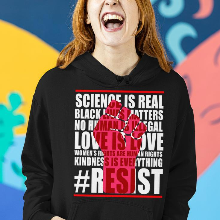 Science Is Real Resist Quote Tshirt Women Hoodie Gifts for Her