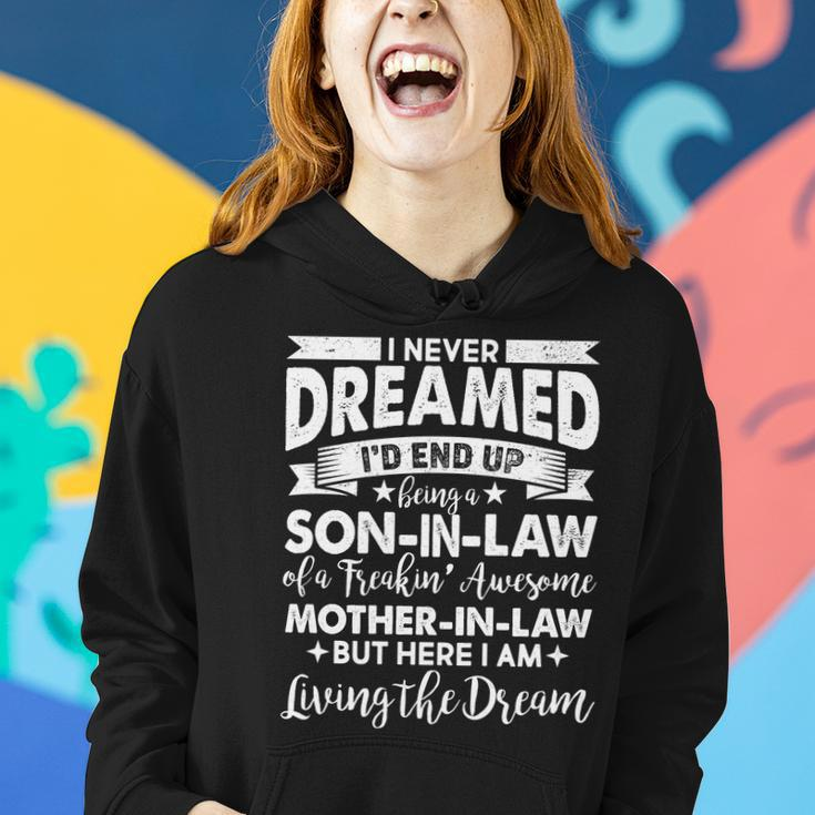 Son-In-Law Of A Freakin Awesome Mother-In Law Women Hoodie Gifts for Her