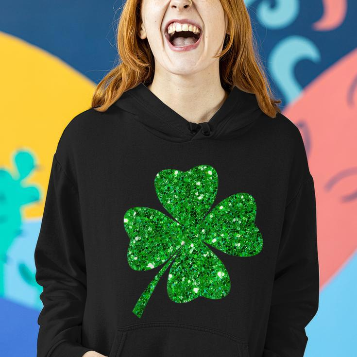 Sparkle Clover Irish Shirt For St Patricks & Pattys Day Women Hoodie Gifts for Her