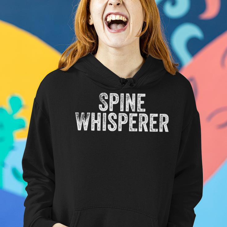 Spine Whisperer Gift For Chiropractor Students Chiropractic Women Hoodie Graphic Print Hooded Sweatshirt Gifts for Her