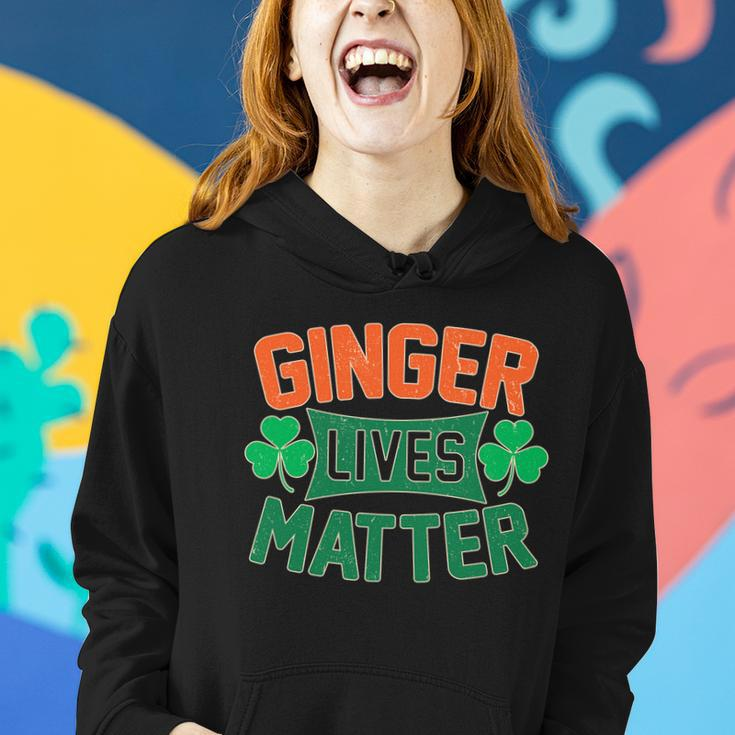St Patricks Day - Ginger Lives Matter Women Hoodie Gifts for Her