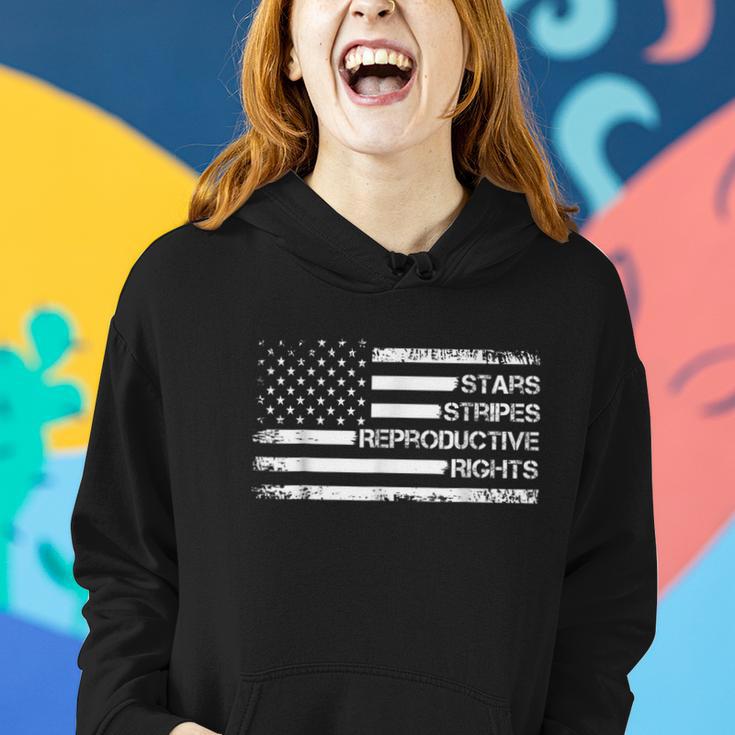 Stars Stripes Reproductive Rights Us Flag 4Th July Vintage American Flag Women Hoodie Gifts for Her