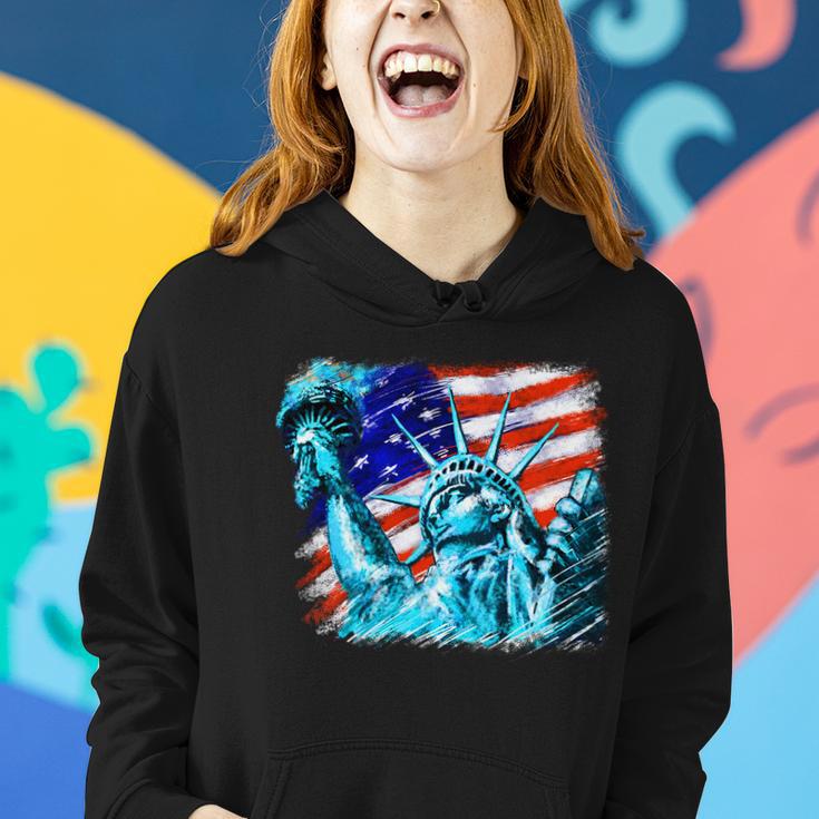 Statue Of Liberty Usa Women Hoodie Gifts for Her