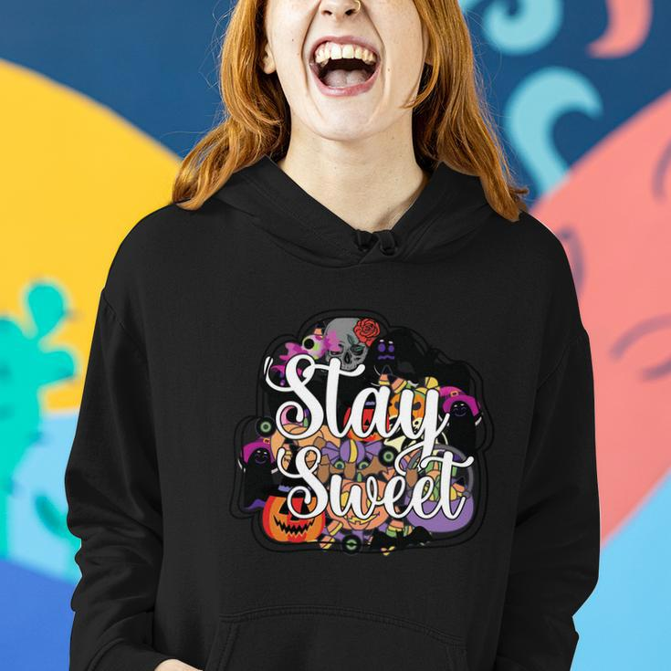 Stay Sweet Halloween Quote Women Hoodie Gifts for Her
