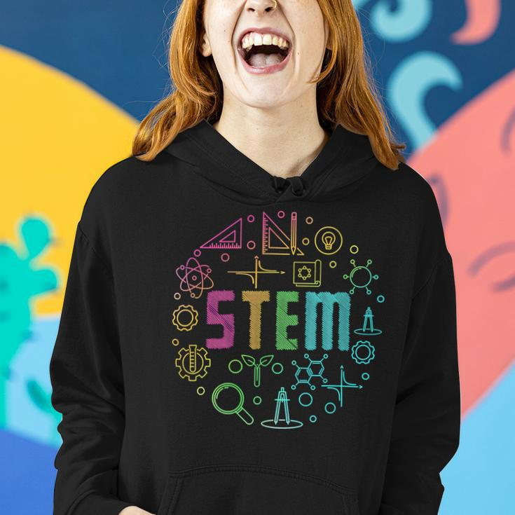 Stem Science Technology Engineering Math Teacher Gifts Women Hoodie Gifts for Her