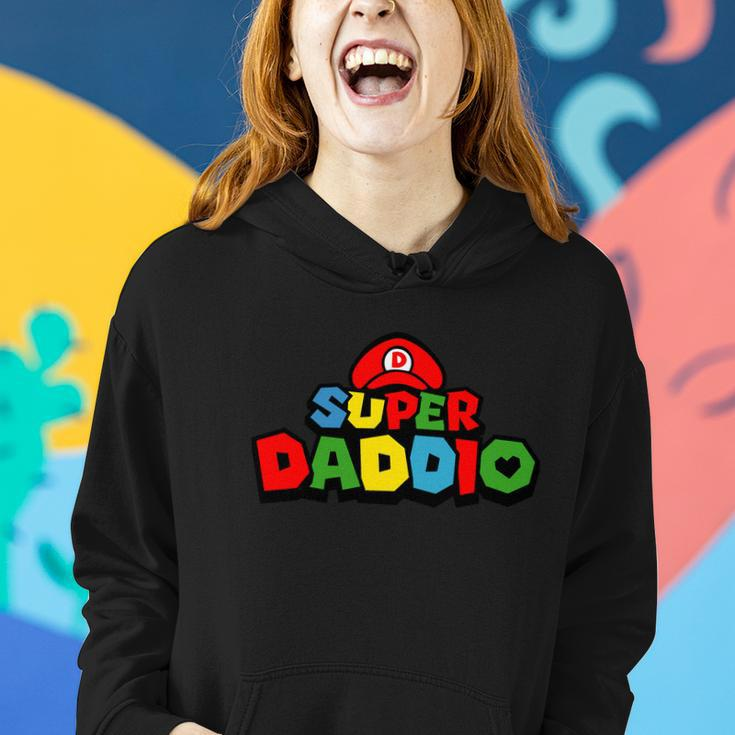 Super Dad Daddio Funny Color Tshirt Women Hoodie Gifts for Her