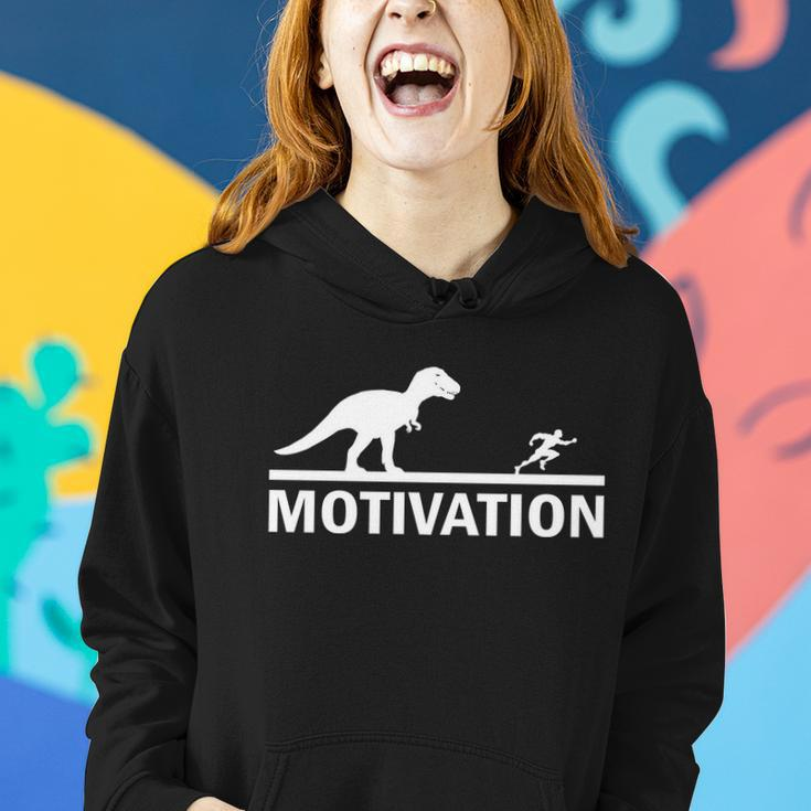 T-Rex Motivation Women Hoodie Gifts for Her