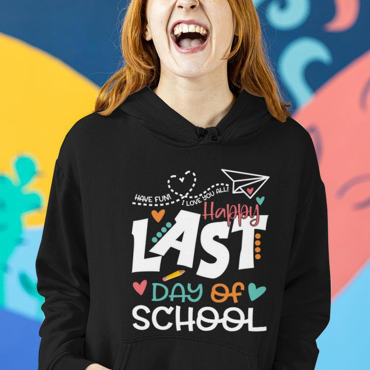 Teachers Kids Graduation Students Happy Last Day Of School Meaningful Gift Women Hoodie Gifts for Her