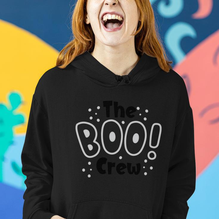 The Boo Crew Halloween Quote Women Hoodie Gifts for Her