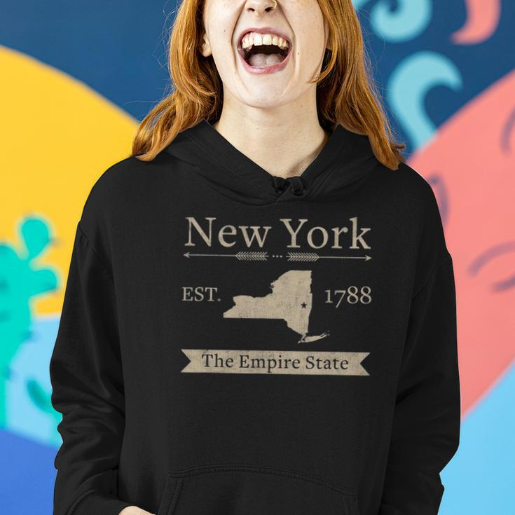 The Empire State &8211 New York Home State Women Hoodie Gifts for Her
