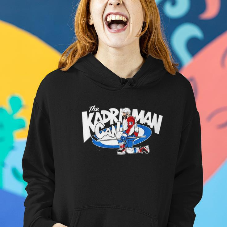 The Kadri Man Can Hockey Player Women Hoodie Gifts for Her
