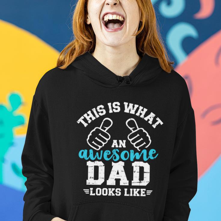 This Is What A Cool Dad Looks Like Gift Women Hoodie Gifts for Her