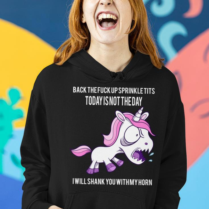 Today Is Not The Day Shank You Unicorn Horn Women Hoodie Gifts for Her