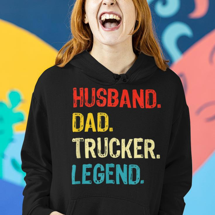 Trucker Trucker Husband Dad Trucker Legend Truck Driver Trucker Women Hoodie Gifts for Her