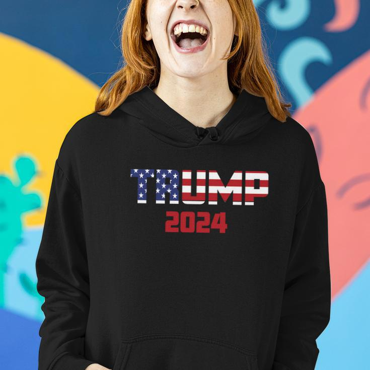 Trump 2024 2024 Election Impeach Biden Politics Trump 2024 Tshirt Women Hoodie Gifts for Her