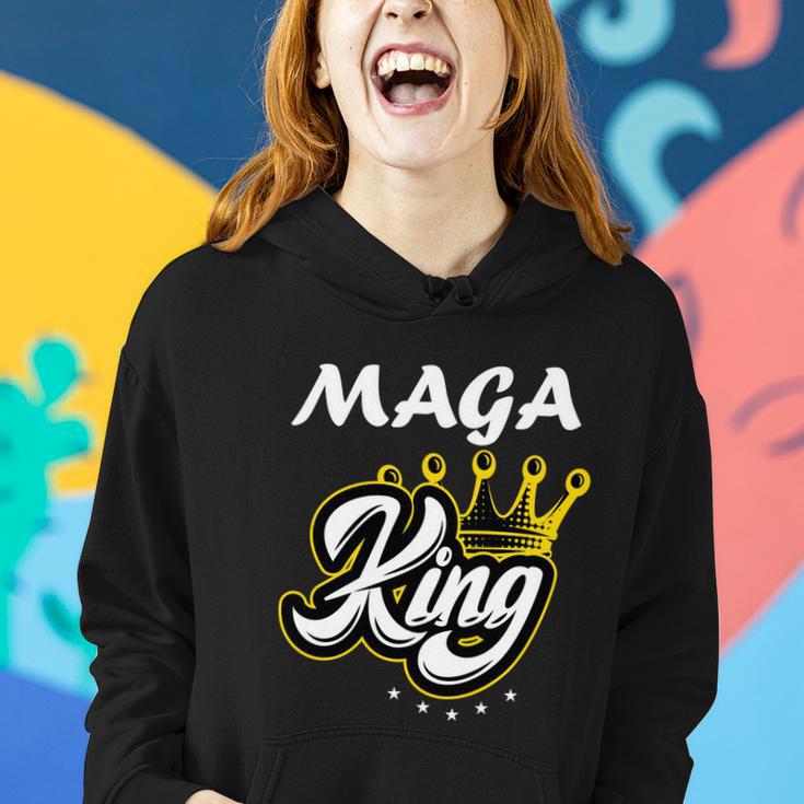 Ultra Maga King Crown Usa Trump 2024 Anti Biden V2 Women Hoodie Gifts for Her