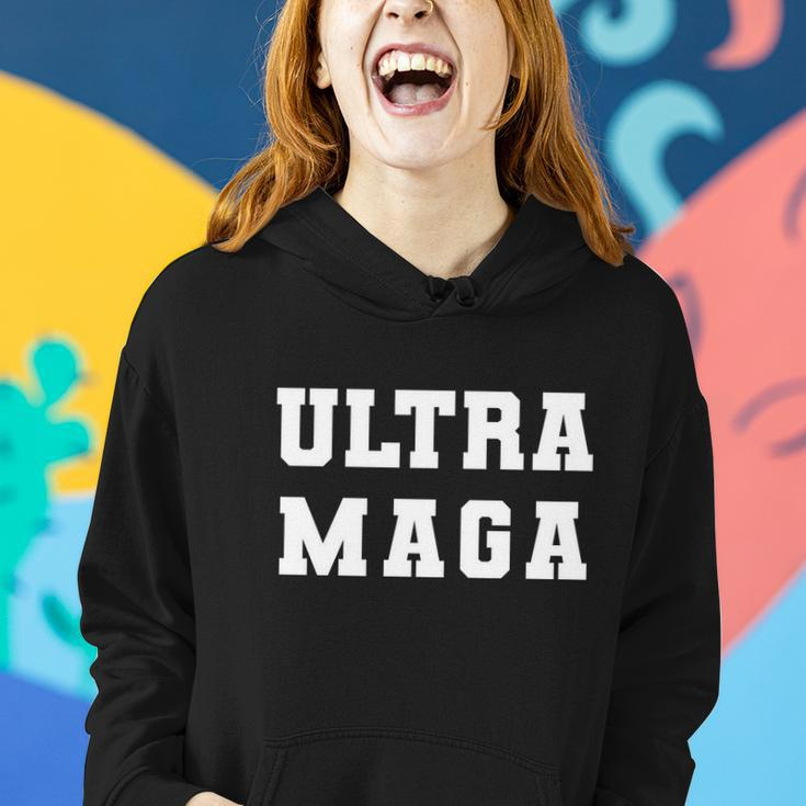 Ultra Maga Varsity College Font Logo Women Hoodie Gifts for Her