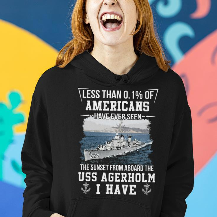 Uss Agerholm Dd 826 Sunset Women Hoodie Gifts for Her