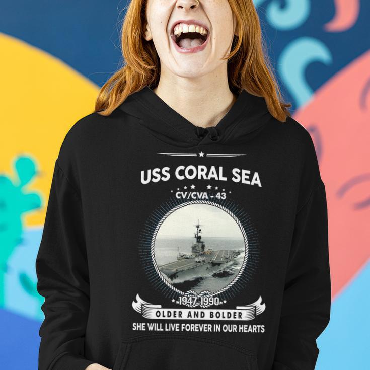 Uss Coral Sea Cv 43 Front Style Women Hoodie Gifts for Her