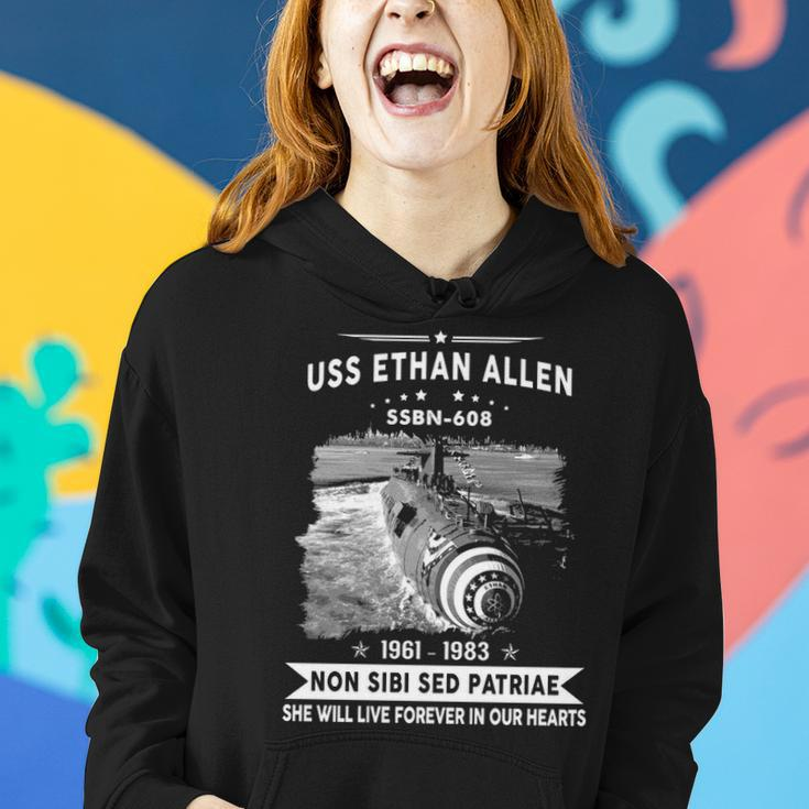 Uss Ethan Allen Ssbn Women Hoodie Gifts for Her