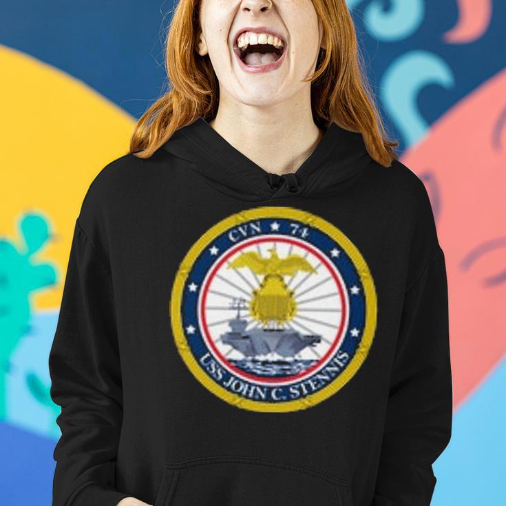 Uss John C Stennis Cvn 74 Cvn Women Hoodie Gifts for Her