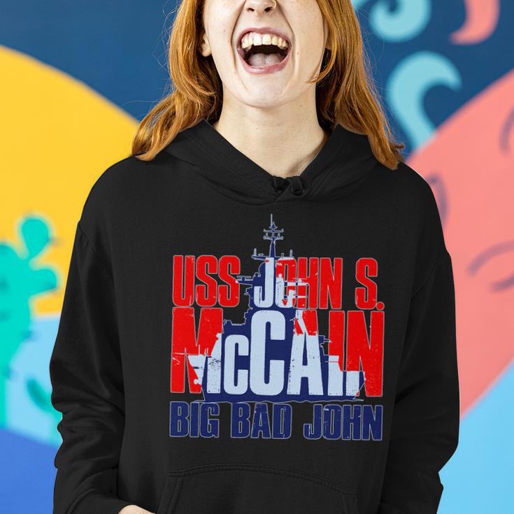 Uss John S Mccain Big Bad John Tshirt Women Hoodie Gifts for Her