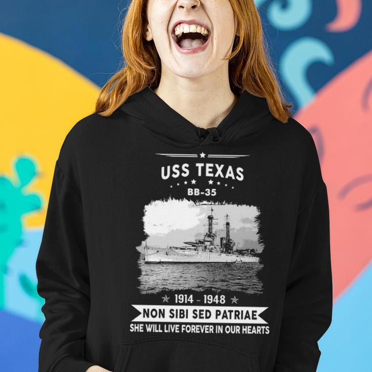 Uss Texas Bb 35 Battleship Women Hoodie Gifts for Her