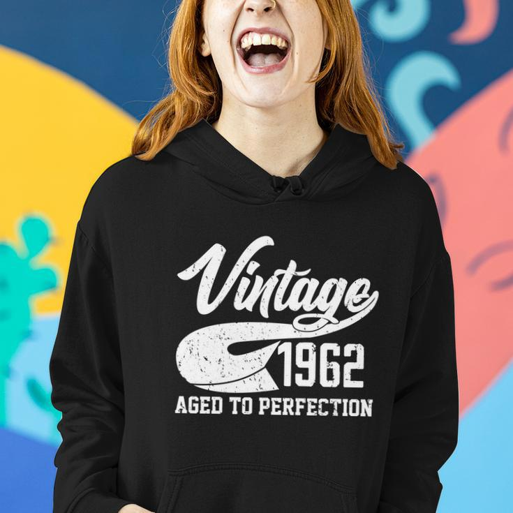 Vintage 1962 Aged To Perfection 60Th Birthday Women Hoodie Gifts for Her