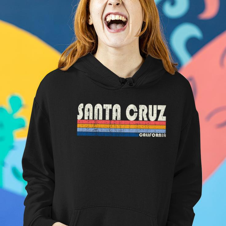 Vintage 70S 80S Style Santa Cruz Ca Meaningful Gift Women Hoodie Gifts for Her