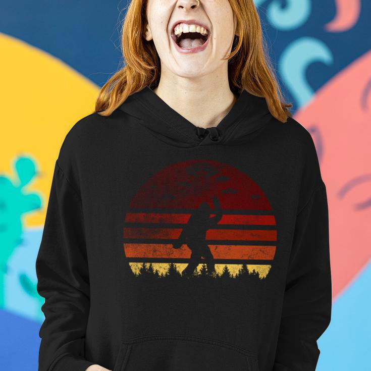 Vintage Bigfoot Ufo Abduction Believe Women Hoodie Gifts for Her