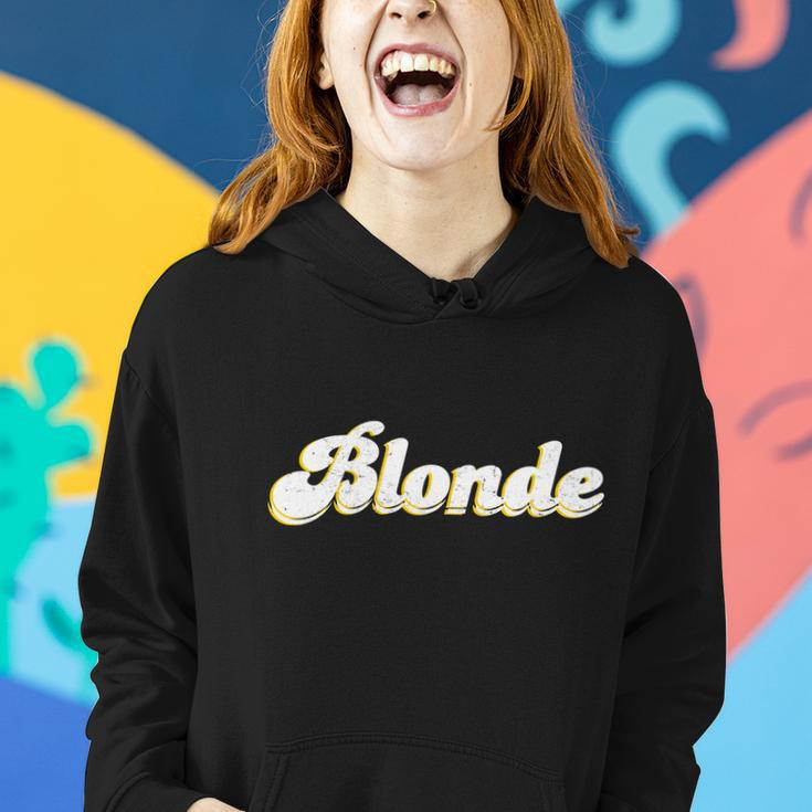 Vintage Blonde Logo Women Hoodie Gifts for Her