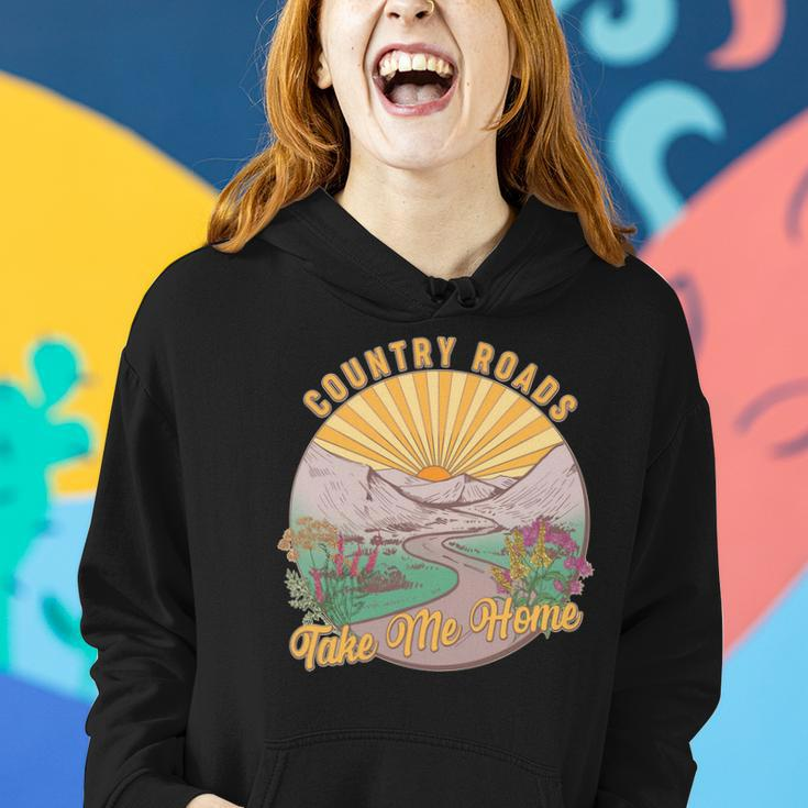 Vintage Country Roads Take Me Home Tshirt Women Hoodie Gifts for Her