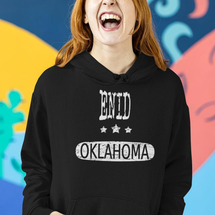 Vintage Enid Oklahoma Home Roots Women Hoodie Gifts for Her