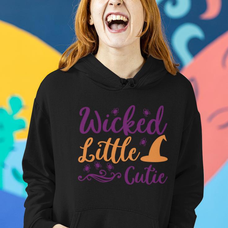 Wicked Little Cutie Halloween Quote Women Hoodie Gifts for Her