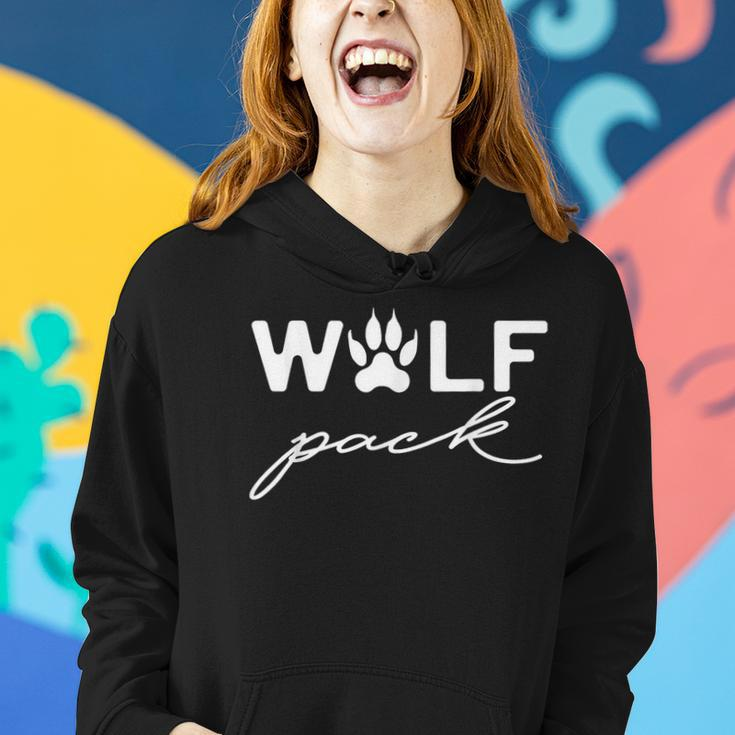 Wolf Pack Wolf Pack  Family Matching   Women Hoodie Graphic Print Hooded Sweatshirt Gifts for Her