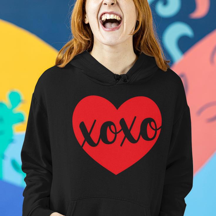 Xoxo Valentines Heart Women Hoodie Gifts for Her